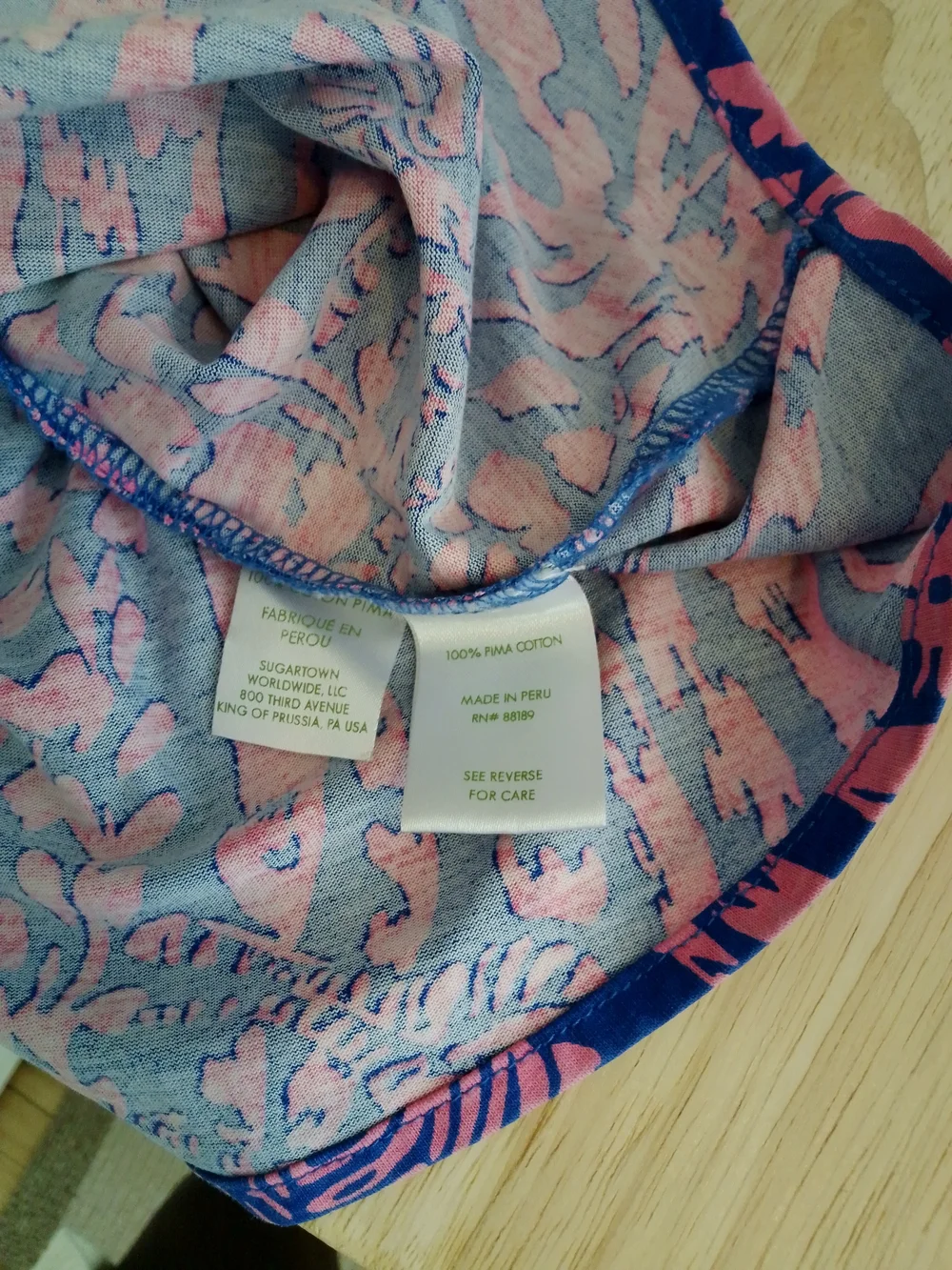 Lilly Pulitzer Strapless Floral Dress - Pink & Blue - Picture 2 of 6